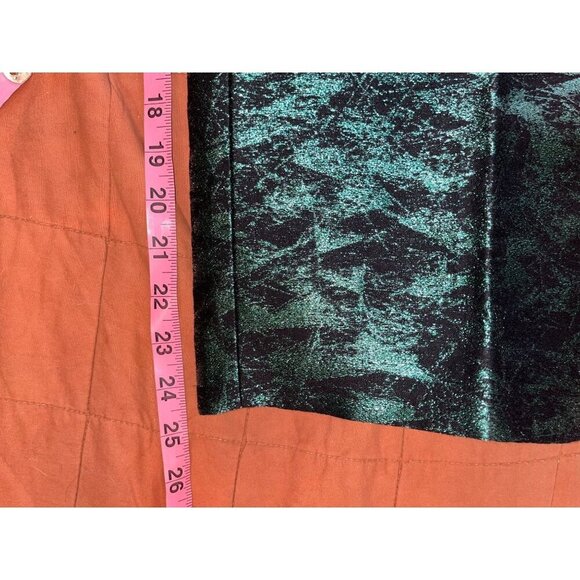 J. Crew Evergreen Jacquard Metallic Cropped Straight Pants Women's Size 8 - Picture 8 of 10